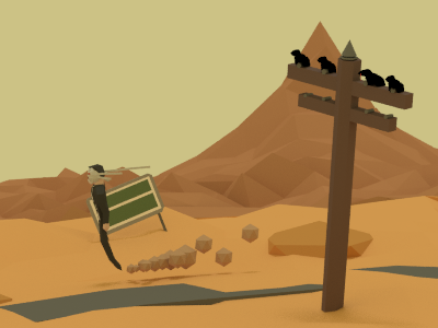 Calling All Comas - wip low poly wip