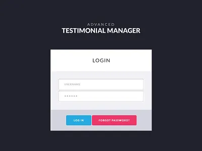 Simple Login Box box button form log in login box user