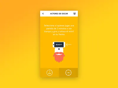 Flat Game android app black color flat game ios mobile orange white yellow