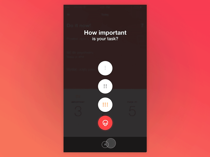 Do it now! Add animation animation app apple application do it now flow interface iphone task ui ux