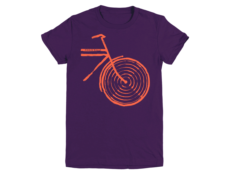 Pidgin Rally T-shirt bicycle bike t shirt