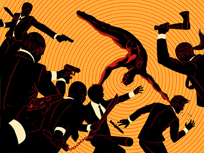 Daredevil character comics daredevil drawing illustration man man without fear marvel netflix season2 series superhero