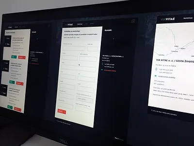 ViaVitae Academy form registration ui ux webdesign workshop