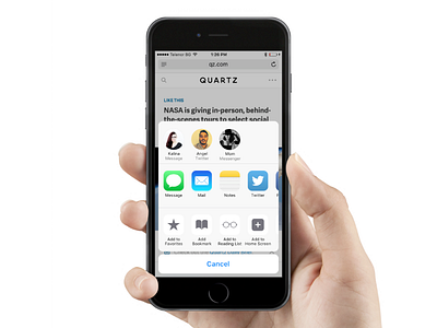 Frequently used contacts for iOS contact framer improvement ios mobile prototyping social ux