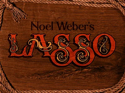 Lasso - by Noel Weber decorative display font fonts lettering ornamental ornate signage type typeface