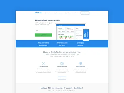 Landing Page branding landing page saas