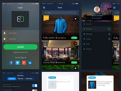 Sales App • PSD Download download free freebie psd ui ux