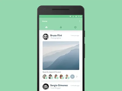 Home Feed Exploration android feed home photo social ui