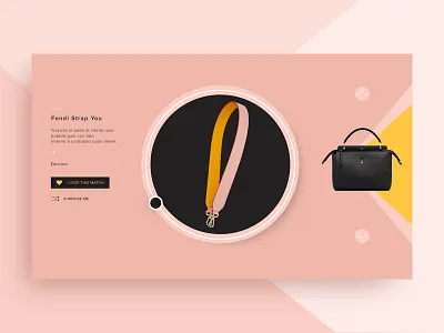 Fendi Strap You #1 bag black design fashion fendi pink ui