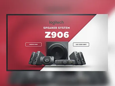Speaker System Z906 ad advert advertisement logitech speaker sponsor stereo surround