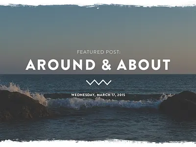 Blog Site Design art blog clean design photography san diego ui user experience user interface ux web design website