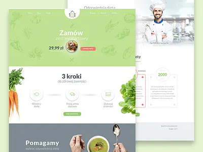 GoodFood // Web food healthy food nature organic web web design