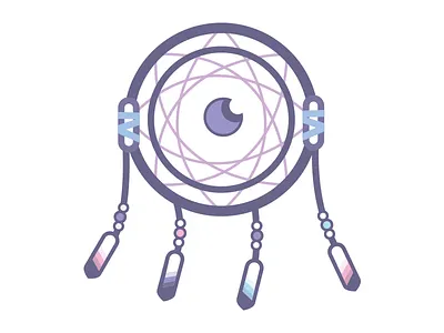 Dreams branding dreamcatcher identity illustration logo mark