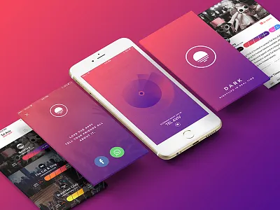 Dark, Real Time Nightlife app app club. nightlife grade location
