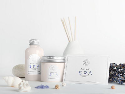 SPA Cosmetics Mock-Up beauty bottle cosmetics cream jar mock up mock up mockup package spa template tube