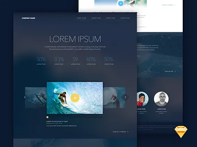 Landing Page interface sketch sketchapp style ui ui elements ux