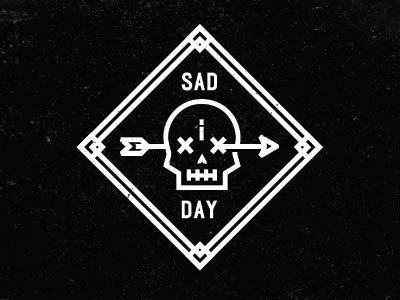 Sad Day arrow day dead head sad scary skull
