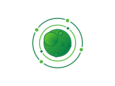 12. Calce Viridi Moon ( Daily Illustration ) daily design galaxy green illustration lunar moon project simple space stroke vector