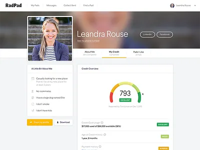 Radpad Credit Report