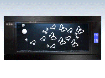 Aquarium 3d animation aquarium art butterflies grass modeling