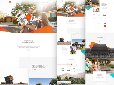 GO Full design go hero layout parallax solar type ui web