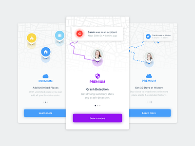 Premium Offerings app bright clean design ios layout minimal premium pricing sketch