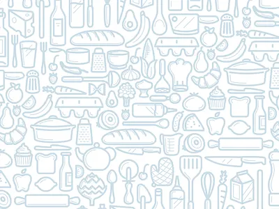 Out of Milk Pattern design groceries icon icon set iconography illustration milk out of milk pattern shopping