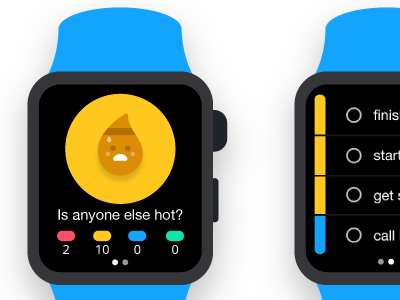 Goalie Watch illustration iwatch ui ui design watch