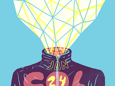 Colter Freeman - Comedy Show #1 comedy illustration poster