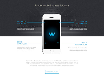 Agency Website Concept ui web design website