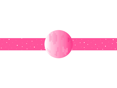 14. Rosea Luna ( Daily Illustration ) daily design galaxy illustration lunar moon nasa project simple space stroke vector