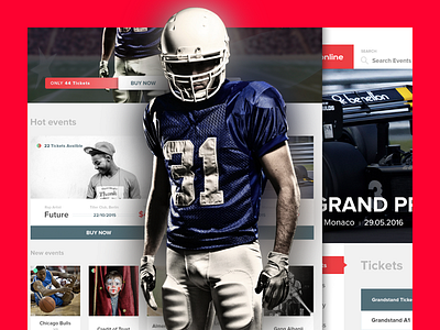 Tickets Online event event web sport tickets tickets web web design