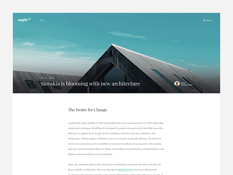 News Article classy companies company elegant platform redesign sapie simple ui