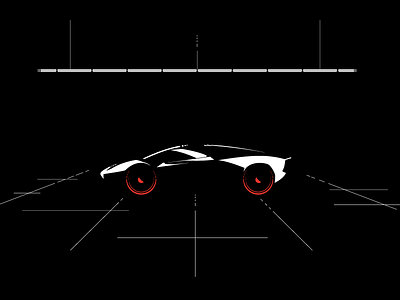El diablo car diablo garage illustrator italian lamborghini light neon stroke style vector