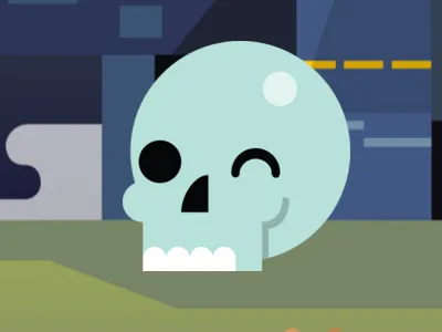 Happy Skull! flat guthrie hamlet icon shakespeare theater