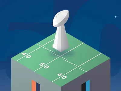 Super Bowl 50 Animation branding clean concept design flat super bowl theme ui ux web web design website