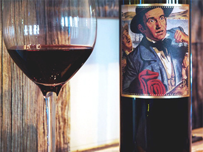 Wine Label Design, Paydirt Wines beverage graphic design label design packaging wine