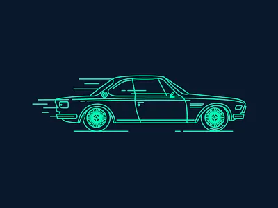 Retro BMW e9 bmw bmw car bmw e9 car car icon e9 graphic design icon old car retro retro car stickers