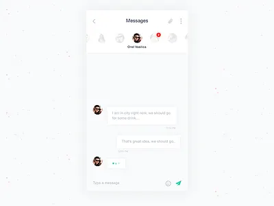 ChattingApp app chat concept social ui ux