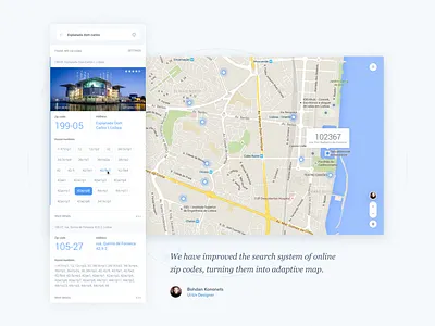 Ui for zip codes map address code google map moscow pin postal simple street ui ux zip