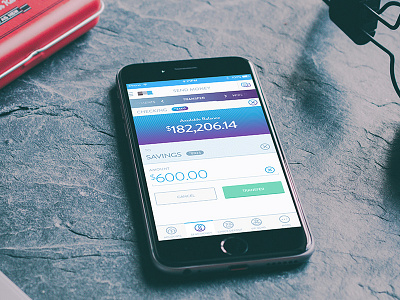 Bank Send Money app balance bank finance mobile money savings send transfer ui ux
