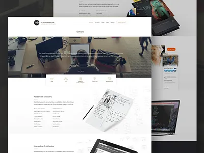 WDG Services Page agency glossary services web design