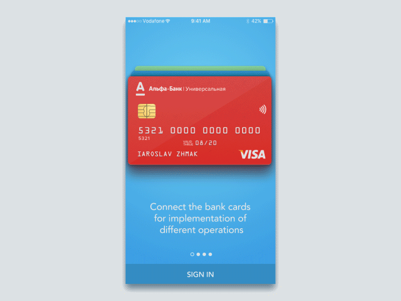 Financial Intro app design finance gif interface intro ios money onboarding ui ux