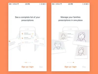 Flying Onboarding! bright clean ios onboarding tutorial walk through walkthrough