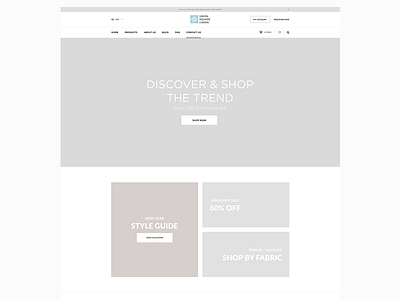 Wireframes UX flat layout linens shop store ui userexperience ux web wireframes wires