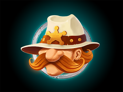 Sheriff Foxx Character adobe art brush cartoon character illustration photoshop sheriff wacom west