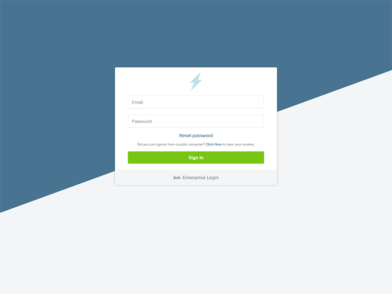 Portal Login Concept by Greg Shuster on Dribbble
