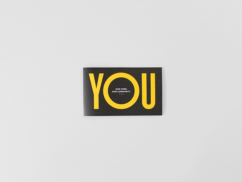 Marshall Mailer brochure design graphic illustration mailer marshall school trifold type typography