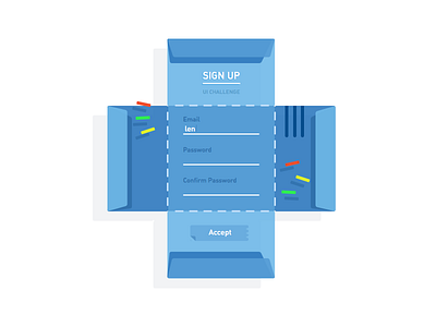 Sign Up daily ui challenge dropbox form sign up form