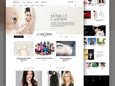 Presse Privee 1/2 luxury portal presse privee presskit responsive website